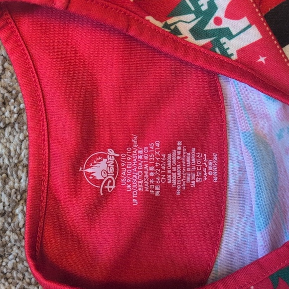 Mickey Christmas Pajama Gown 9/10 - Picture 4 of 6